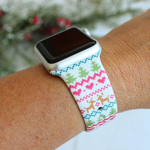 Holiday Style  Watch bands, Apple watch bands, Apple watch